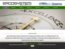 Tablet Screenshot of ergosystem.it